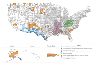 2022 High-Needs Counties Interactive Map