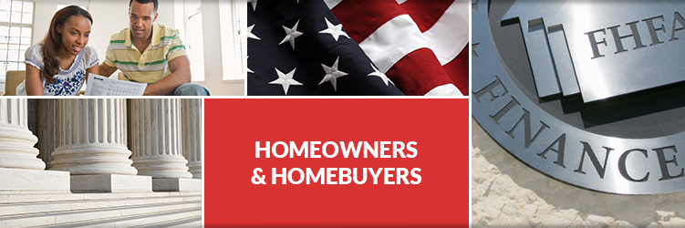 FHFA Homeowners Homebuyers Header Image