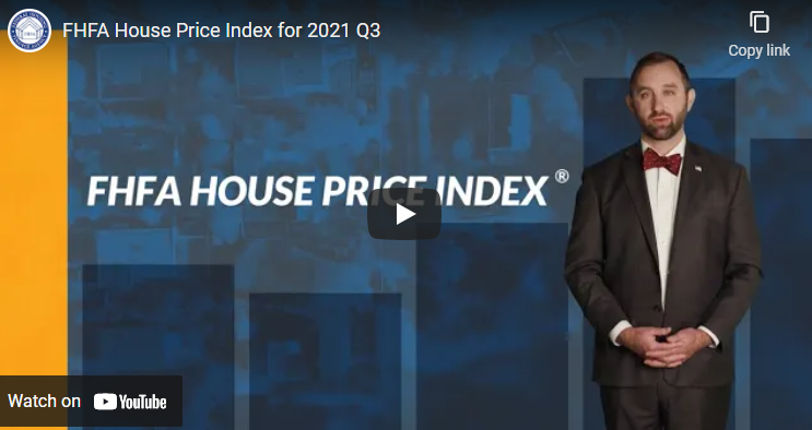 House Price Index for 2021 Q3