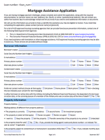 Mortgage Assistance Application thumbnail 