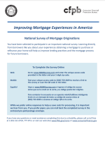 FHFA NSMO Survey Questionnaire thumbnail